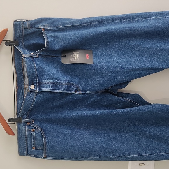 New Women's Levi's 501 Original Cropped Jeans sz 26W high rise straight leg NWT - Picture 4 of 5